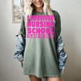 I Survived Nursing School Class Of 2018 Graduation Shirt Women's Comfort Colors T-Shirt Berry