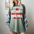 I Survived My Son's High School Diploma Graduation Premium Women's Comfort Colors T-Shirt Berry