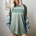 I Survived My Wife's Masters Degree Graduation Friends Women's Comfort Colors T-Shirt Berry