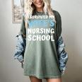 i Survived My Wifes Nursing School Degree Graduation Party Women's Comfort Colors T-Shirt Berry