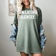 Sweating Silently Introvert Weight Lifting Cardio Run Bench Women's Comfort Colors T-Shirt Berry