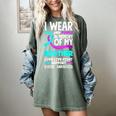 Teal & Purple In Memory Of My Brother Suicide Prevention Women's Comfort Colors T-Shirt Berry Teal & Purple In Memory Of My Brother Suicide Prevention Women's Comfort Colors T-Shirt Berry