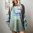 Teal & Purple In Memory Of My Dad Suicide Prevention Women's Comfort Colors T-Shirt Berry Teal & Purple In Memory Of My Dad Suicide Prevention Women's Comfort Colors T-Shirt Berry