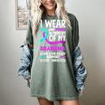 Teal & Purple In Memory Of My Grandma Suicide Prevention Women's Comfort Colors T-Shirt Berry Teal & Purple In Memory Of My Grandma Suicide Prevention Women's Comfort Colors T-Shirt Berry