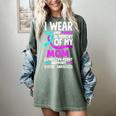 Teal & Purple In Memory Of My Mom Suicide Prevention Women's Comfort Colors T-Shirt Berry Teal & Purple In Memory Of My Mom Suicide Prevention Women's Comfort Colors T-Shirt Berry