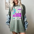 Teal & Purple In Memory Of My Sister Suicide Prevention Women's Comfort Colors T-Shirt Berry Teal & Purple In Memory Of My Sister Suicide Prevention Women's Comfort Colors T-Shirt Berry