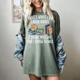 That's What I Do I Read Books I Drink Matcha I Know Things Women's Comfort Colors T-Shirt Berry