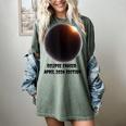 Total Solar Eclipse April 2024 Sky Watcher Memory Women's Comfort Colors T-Shirt Berry