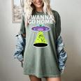 I Wanna Go Home Introvert UFO UAP Flying Saucer Trippy Alien Raglan Baseball Tee Women's Comfort Colors T-Shirt Berry I Wanna Go Home Introvert UFO UAP Flying Saucer Trippy Alien Raglan Baseball Tee Women's Comfort Colors T-Shirt Berry