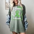 I Wear Green In Memory Of My Grandma Bile Duct Cancer Aware Women's Comfort Colors T-Shirt Berry I Wear Green In Memory Of My Grandma Bile Duct Cancer Aware Women's Comfort Colors T-Shirt Berry