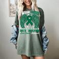I Wear Green In Memory Of My Mom Liver Cancer Awareness Day Women's Comfort Colors T-Shirt Berry