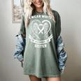 Wear In Memory Of Sister Lung Cancer Awareness Family Women's Comfort Colors T-Shirt Berry