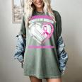 I Wear Pink In Memory Of Daughter Breast Cancer Awareness Women's Comfort Colors T-Shirt Berry