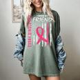 I Wear Pink In Memory Of Friend Breast Cancer Awareness Flag Women's Comfort Colors T-Shirt Berry