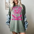 I Wear Pink In Memory Of My Godmother Breast Cancer Support Women's Comfort Colors T-Shirt Berry