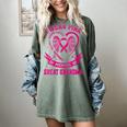 I Wear Pink In Memory Of Great Grandma Breast Cancer Graphic Women's Comfort Colors T-Shirt Berry