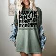 I Wear Pink In Memory Of My Mommy Breast Cancer Awareness Women's Comfort Colors T-Shirt Berry