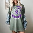 I Wear Purple In Memory Of Cousin Epilepsy Awareness Family Women's Comfort Colors T-Shirt Berry