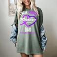 I Wear Purple In Memory For My Dad Dementia Awareness Women's Comfort Colors T-Shirt Berry I Wear Purple In Memory For My Dad Dementia Awareness Women's Comfort Colors T-Shirt Berry