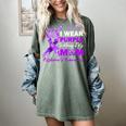 I Wear Purple In Memory Of My Mom Alzheimers Awareness Women's Comfort Colors T-Shirt Berry I Wear Purple In Memory Of My Mom Alzheimers Awareness Women's Comfort Colors T-Shirt Berry