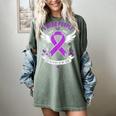 I Wear Purple In Memory Of My Mom Alzheimers Awarenesss Women's Comfort Colors T-Shirt Berry I Wear Purple In Memory Of My Mom Alzheimers Awarenesss Women's Comfort Colors T-Shirt Berry