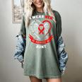 I Wear Red In Memory Of Aunt Heart Disease Awareness Graphic Women's Comfort Colors T-Shirt Berry