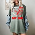 I Wear Red In My Memory Of My Dad Heart Disease Awareness Women's Comfort Colors T-Shirt Berry I Wear Red In My Memory Of My Dad Heart Disease Awareness Women's Comfort Colors T-Shirt Berry