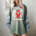 I Wear Red In Memory Of My Mom Heart Disease Awareness Month Women's Comfort Colors T-Shirt Berry