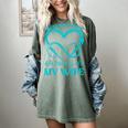 I Wear Teal & Purple In Memory Of My Wife Women's Comfort Colors T-Shirt Berry I Wear Teal & Purple In Memory Of My Wife Women's Comfort Colors T-Shirt Berry