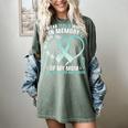 I Wear Teal In Memory Of My Mom Cervical Cancer Awaren Women's Comfort Colors T-Shirt Berry I Wear Teal In Memory Of My Mom Cervical Cancer Awaren Women's Comfort Colors T-Shirt Berry
