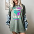 I Wear Teal And Purple In Memory Of My Uncle Mental Health Women's Comfort Colors T-Shirt Berry