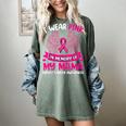 Wings Breast Cancer Shirt I Wear Pink In Memory Of My Mama Women's Comfort Colors T-Shirt Berry