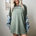 Women's Do Not Engage I Bite Introvert Warning Women's Comfort Colors T-Shirt Berry