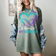 Women's I Wear Teal & Purple In Memory Of My Husband Women's Comfort Colors T-Shirt Berry Women's I Wear Teal & Purple In Memory Of My Husband Women's Comfort Colors T-Shirt Berry