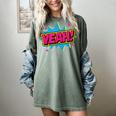 Yeah Comic Comic Book Graphic Women's Comfort Colors T-Shirt Berry