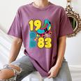 1983 Retro Raised In The 80s Old School Nostalgia Vibes Women's Comfort Colors T-Shirt Blue Jean
