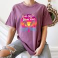 80s Fashion Girls Just Wanna Have Fun 1980s Nostalgia Women's Comfort Colors T-Shirt Blue Jean