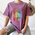 8647 Equal Rights Book Flower Trump Women Rights Feminist Women's Comfort Colors T-Shirt Blue Jean