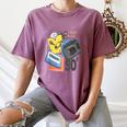 90s Retro Cassette And Walkman Nostalgia Graphic Tee Women's Comfort Colors T-Shirt Blue Jean