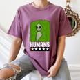 Alien Avoids Humans Sarcastic Introvert Humor Women's Comfort Colors T-Shirt Blue Jean