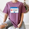 Anti Social Introvert Social Interaction Not Supported Women's Comfort Colors T-Shirt Blue Jean