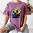 Bitcoin Human Brain Memory Clever Smart Intelligence Women's Comfort Colors T-Shirt Blue Jean