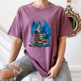 Book Lover Bookworm Reading Books Dragon Premium Tri-Blend Women's Comfort Colors T-Shirt Blue Jean