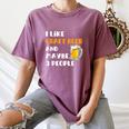 I Like Craft Beer & Maybe 3 People Introvert Beer Fans Women's Comfort Colors T-Shirt Blue Jean I Like Craft Beer & Maybe 3 People Introvert Beer Fans Women's Comfort Colors T-Shirt Blue Jean