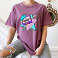 Dabbing Cassette Tape 70s 80s 80s Outfit Nostalgia Women's Comfort Colors T-Shirt Blue Jean