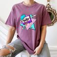 Dabbing Cassette Tape 70s 80s 80s Outfit Nostalgia Women's Comfort Colors T-Shirt Blue Jean