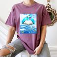 Frutiger Aero Aesthetic Tech Book Butterfly Women's Comfort Colors T-Shirt Blue Jean Frutiger Aero Aesthetic Tech Book Butterfly Women's Comfort Colors T-Shirt Blue Jean