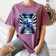 Frutiger Aero Aesthetic Tech Checkered Room Orb Sky Women's Comfort Colors T-Shirt Blue Jean Frutiger Aero Aesthetic Tech Checkered Room Orb Sky Women's Comfort Colors T-Shirt Blue Jean