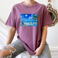 Frutiger Aero Beach Y2k Aesthetic Palm Tree Sand Ocean Premium Women's Comfort Colors T-Shirt Blue Jean Frutiger Aero Beach Y2k Aesthetic Palm Tree Sand Ocean Premium Women's Comfort Colors T-Shirt Blue Jean