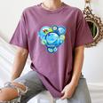 Frutiger Aero Metro Abstract Maximalism 2000s Nostalgia Premium Tri-Blend Women's Comfort Colors T-Shirt Blue Jean